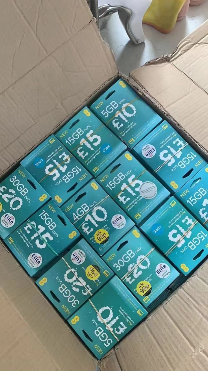 英国注册卡，半年有效期