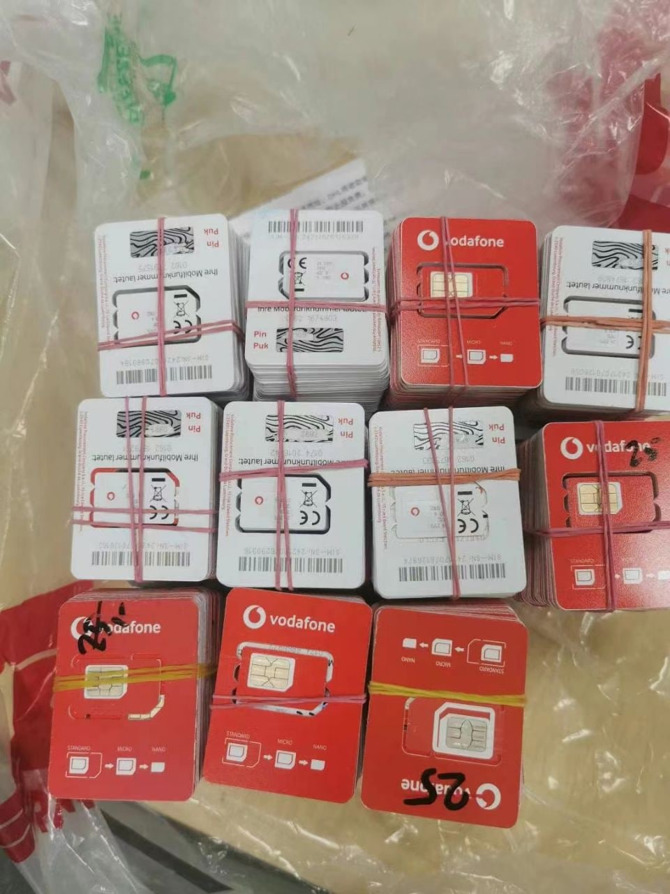 德国沃达丰注册卡，有效期